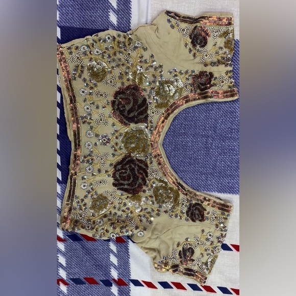 Pure goergett saree - Picture 4 of 5